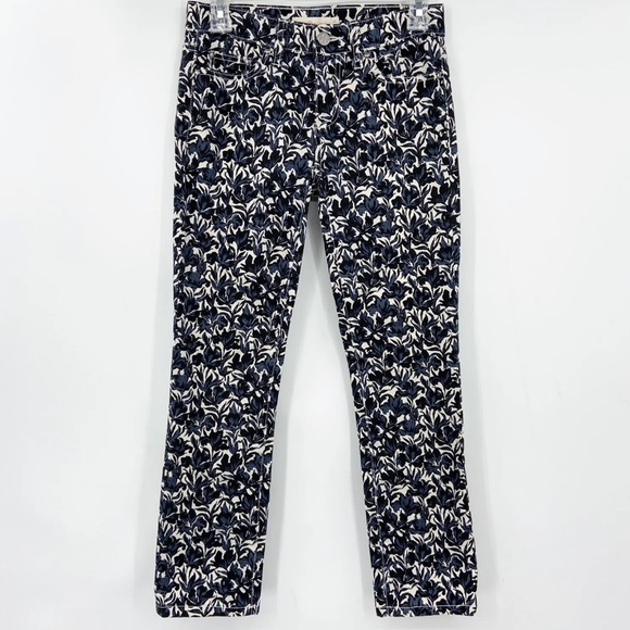 TORY BURCH Blaire Super Skinny Jean Nouveau Flower - sz 24 - Picture 5 of 8